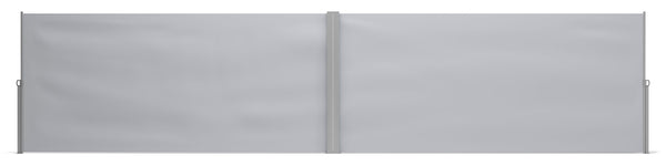 Double-sided awning 180 x 600 cm grey