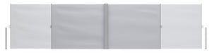 Double-sided awning 180 x 600 cm grey