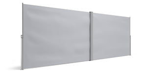Double-sided awning 180 x 600 cm grey