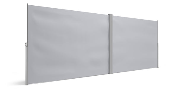 Double-sided awning 180 x 600 cm grey