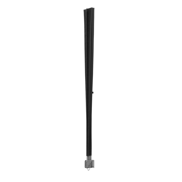 Side awning, fan-shaped, 140 x 140 cm, anthracite