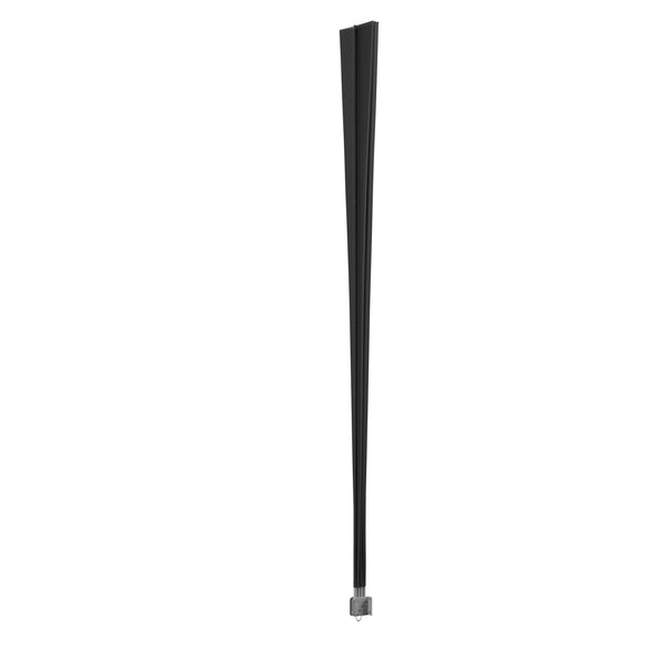 Side awning, fan-shaped, 210 x 210 cm, anthracite