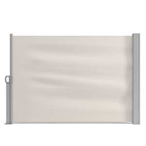 Side awning 100 x 400 cm beige