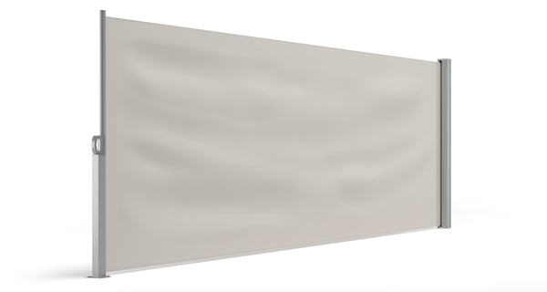 Side awning 120 x 400 cm beige