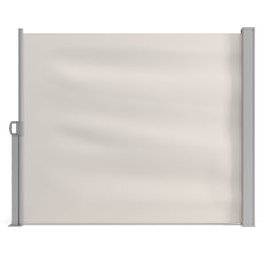 Side awning 120 x 400 cm beige