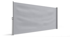 Side awning 120 x 400 cm gray