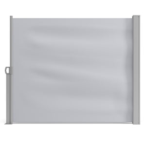 Side awning 120 x 400 cm gray