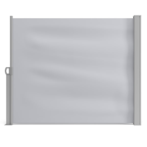 Side awning 120 x 400 cm gray