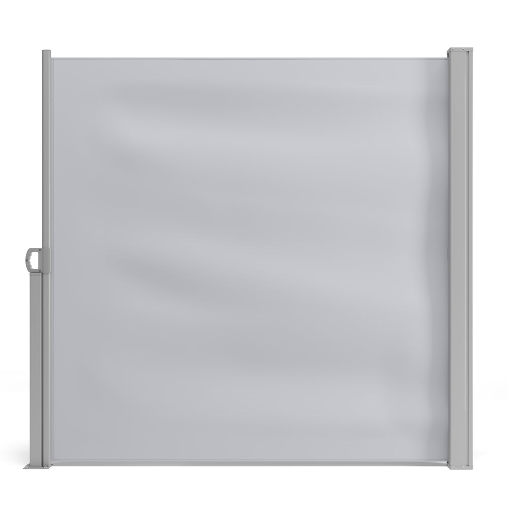 Seitenmarkise 140 x 500 cm grau