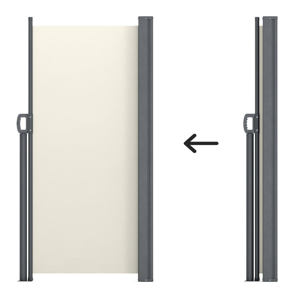 Seitenmarkise TIA 180 x 300 cm beige