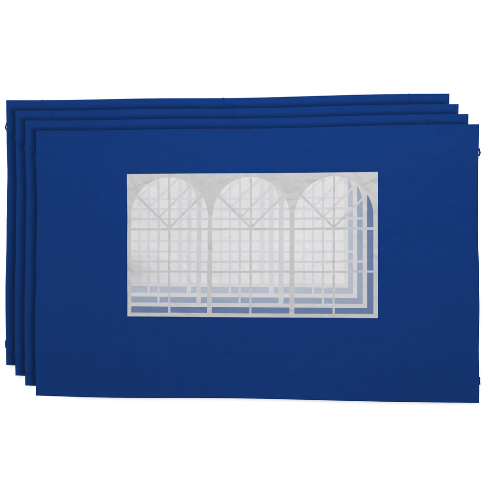 Pannelli laterali per tenda da festa 3x3m, blu