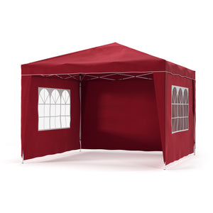 Seitenwände für Faltpavillon MELODY rot 4 Stk.