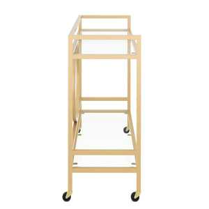 Servierwagen Glas TYRO gold