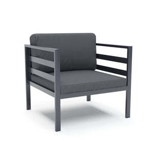 Lounge SAMBIA mit Sessel 6-teilig anthrazit