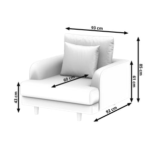 Sessel CAMERON grau