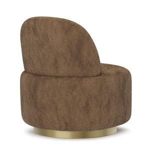 Sessel FIEN braun/gold
