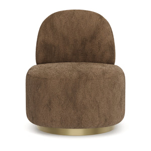 Sessel FIEN braun/gold