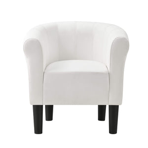 Sessel Jelgava 70x70x58 cm Textil Weiss