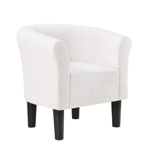 Sessel Jelgava 70x70x58 cm Textil Weiss