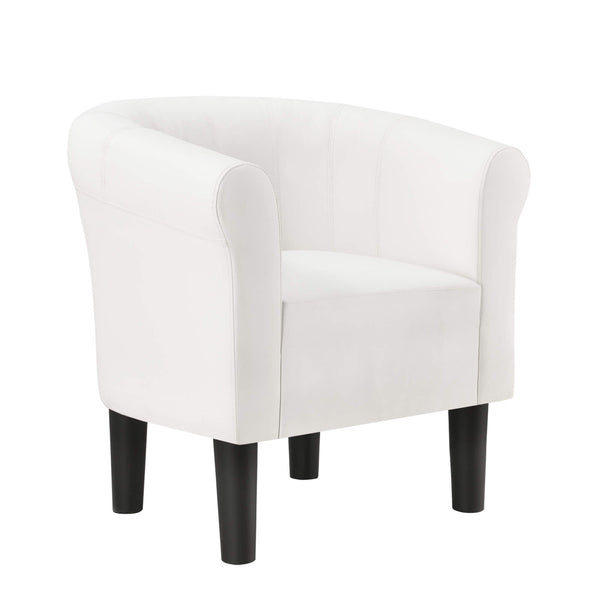 Sessel Jelgava 70x70x58 cm Textil Weiss