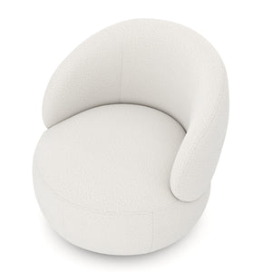 Sessel drehbar ROB weiss