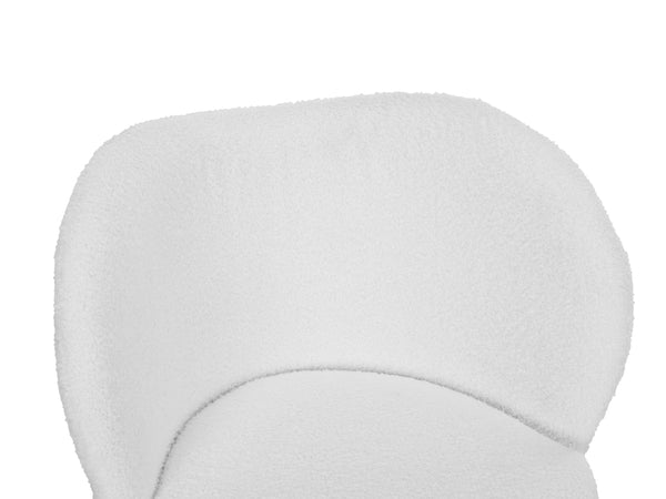 Sessel Teddy SHELDON weiss/gold