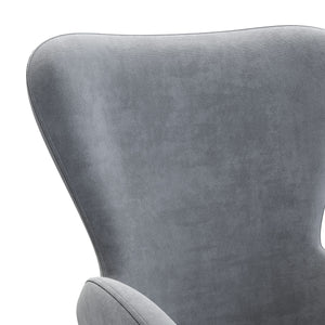 Sessel Samt EGO grau