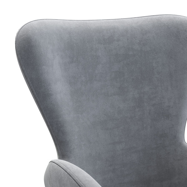 Sessel Samt EGO grau