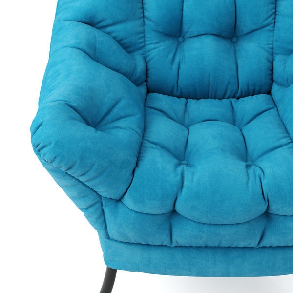 Sessel Samt SARY blau