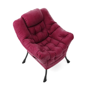 Sessel Samt SARY bordeaux