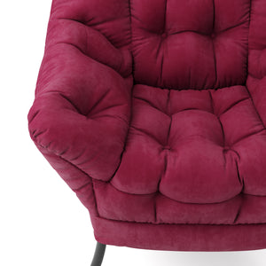 Sessel Samt SARY bordeaux