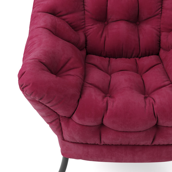 Sessel Samt SARY bordeaux