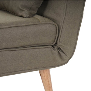 Sessel Schlafsofa Textil Grün