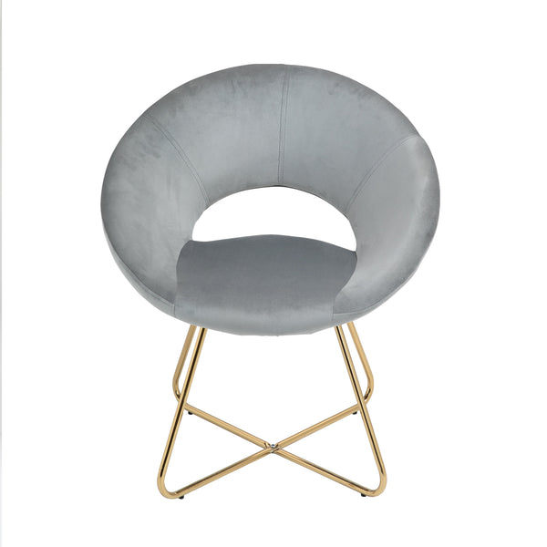 Sessel Samt VALS grau