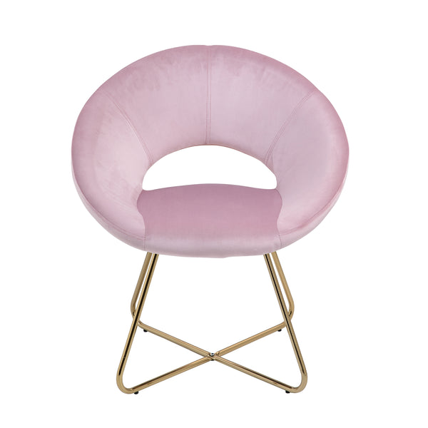 Sessel Samt VALS rosa