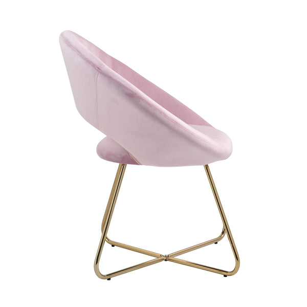 Sessel Samt VALS rosa