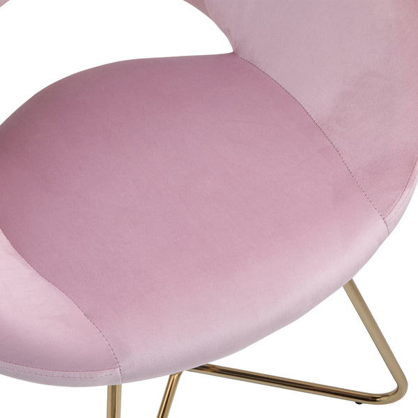 Sessel Samt VALS rosa