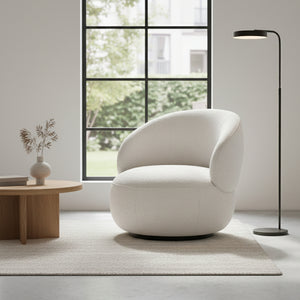 Sessel drehbar ROB weiss