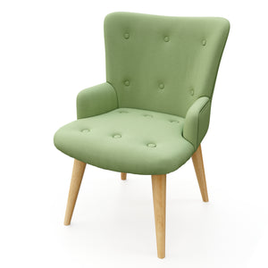 Sessel mit Hocker NEVIO mintgrün