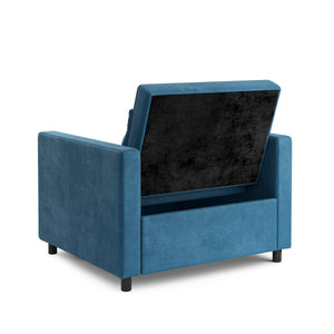 Sessel mit Schlaffunktion LINO blau