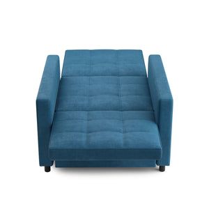 Sessel mit Schlaffunktion LINO blau