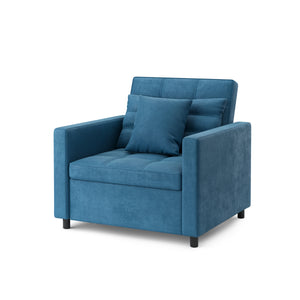 Sessel mit Schlaffunktion LINO blau