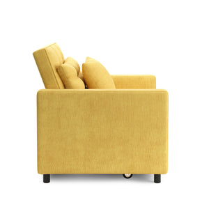 Sessel mit Schlaffunktion LINO gelb