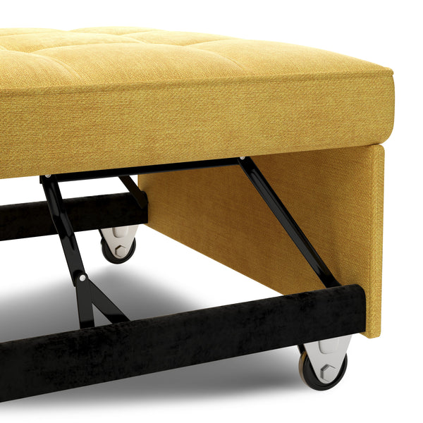 Sessel mit Schlaffunktion LINO gelb