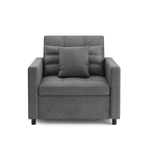 Sessel mit Schlaffunktion LINO grau