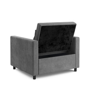 Sessel mit Schlaffunktion LINO grau