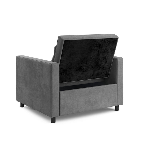 Sessel mit Schlaffunktion LINO grau