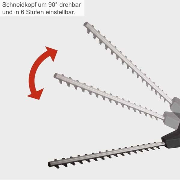 Scheppach - Elektro Teleskop Heckenschere ETHT500 Scheppach - 450mm Schnittlänge, 230 V, ausziehbar bis 2750mm
