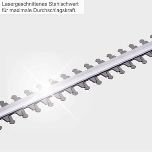 Scheppach - Elektro Teleskop Heckenschere ETHT500 Scheppach - 450mm Schnittlänge, 230 V, ausziehbar bis 2750mm
