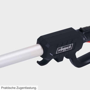 Scheppach - Elektro Teleskop Heckenschere ETHT500 Scheppach - 450mm Schnittlänge, 230 V, ausziehbar bis 2750mm